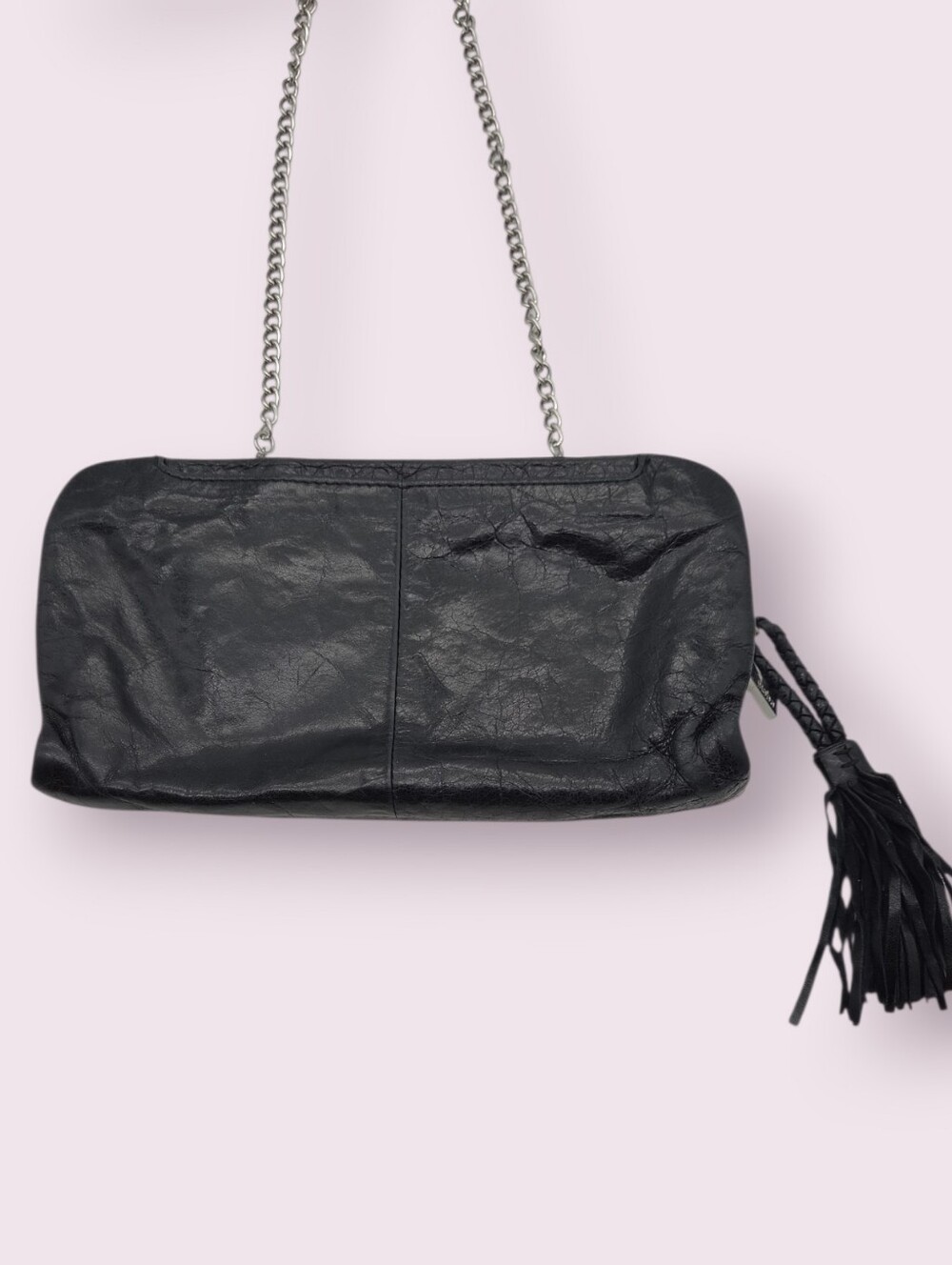HOBO Black Crossbody Tassel Purse